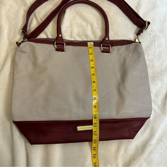 Steve Madden | Tote Style Purse | Maroon, Taupe - two tone | NWOT - Picture 10 of 11